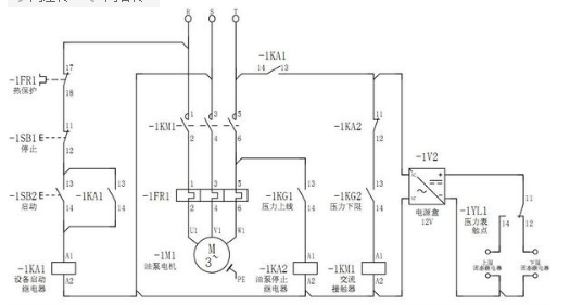 消防水泵控制柜電路圖及原理說明 消防水泵控制柜電路圖及原理說明